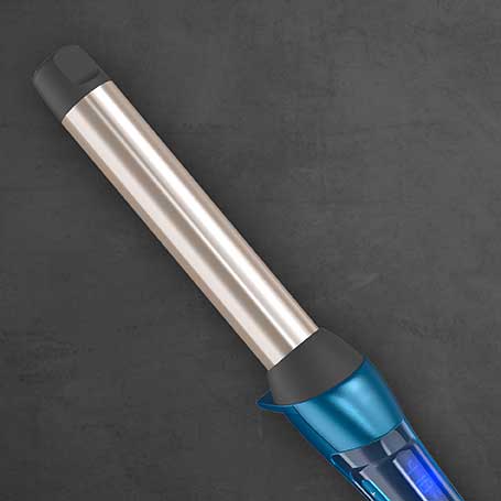 Pro 1 Professional Titanium Ceramic Straight Barrel Curling Wand Ocean Silk Remington
